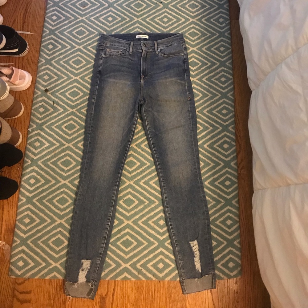 Good American Distressed Jeans